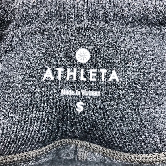 Athleta Grey Power Kick Capri w/ Back Zip Pocket - Picture 7 of 7